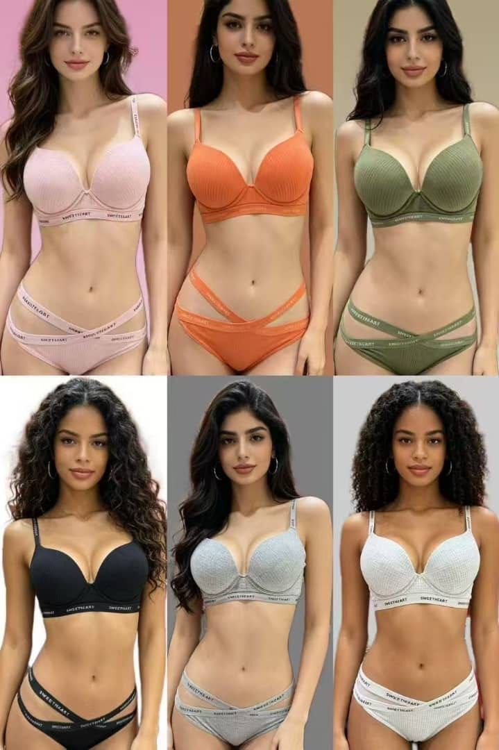 ست سوتین و شورت زنانه سوییت هارت Sweetheart جکدار و پوشآپ
